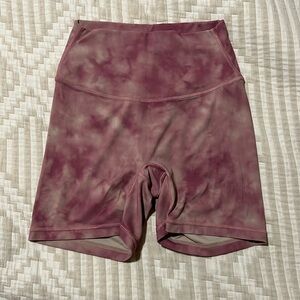 Paragon Fitwear pink tie-dye shorts with sculptseam+